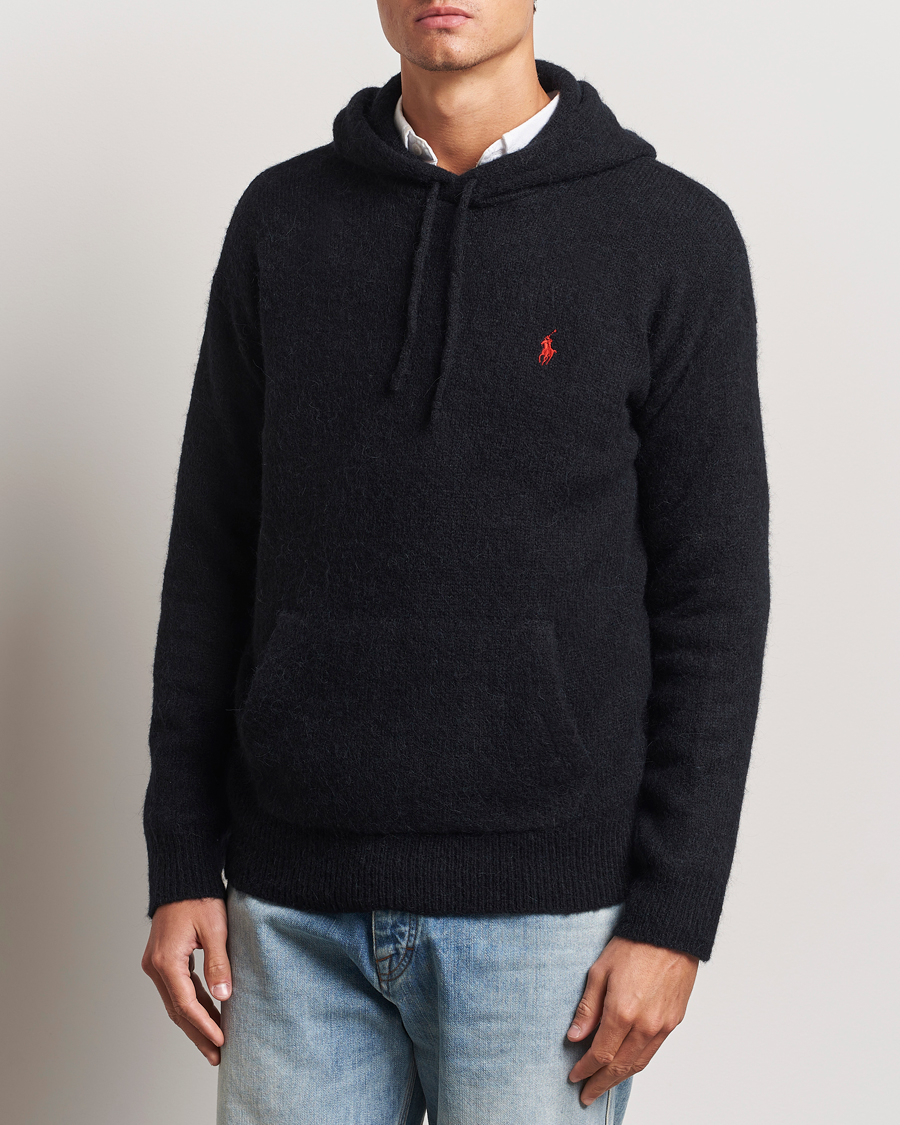 Uomini | Maglieria | Polo Ralph Lauren | Alpaca Hoodie Polo Black