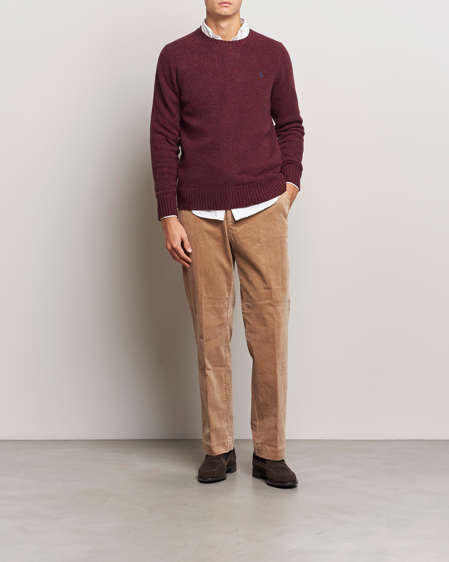 Uomini | Maglieria | Polo Ralph Lauren | Donegal Sweater Aged Wine