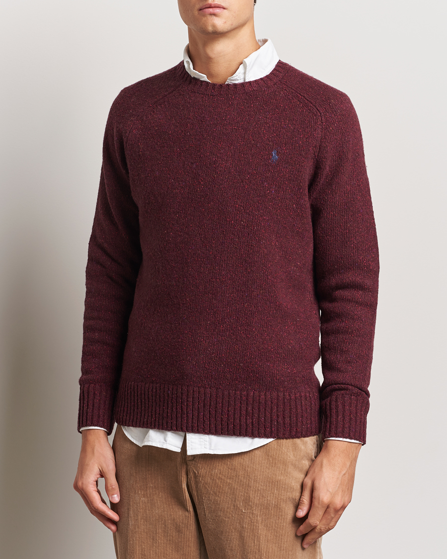 Uomini | Maglieria | Polo Ralph Lauren | Donegal Sweater Aged Wine