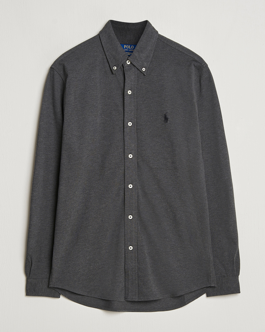 Uomini | Camicie | Polo Ralph Lauren | Featherweight Mesh Shirt Windsor Heather
