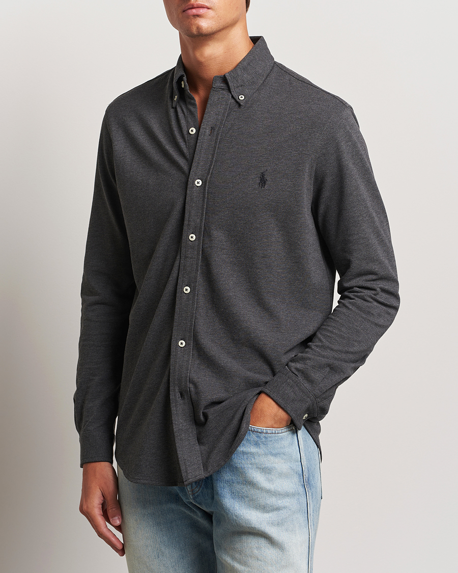 Uomini | Camicie | Polo Ralph Lauren | Featherweight Mesh Shirt Windsor Heather