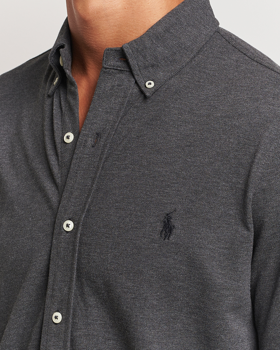 Uomini | Camicie | Polo Ralph Lauren | Featherweight Mesh Shirt Windsor Heather