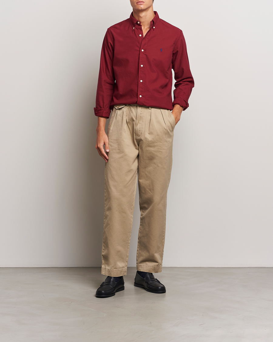 Uomini | Camicie | Polo Ralph Lauren | Custom Slim Fit Oxford Shirt Red Carpet