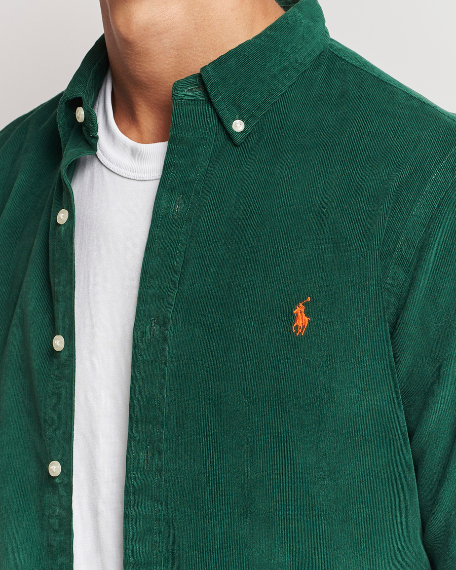 Uomini | Camicie | Polo Ralph Lauren | Slim Fit Corduroy Shirt Vintage Pine