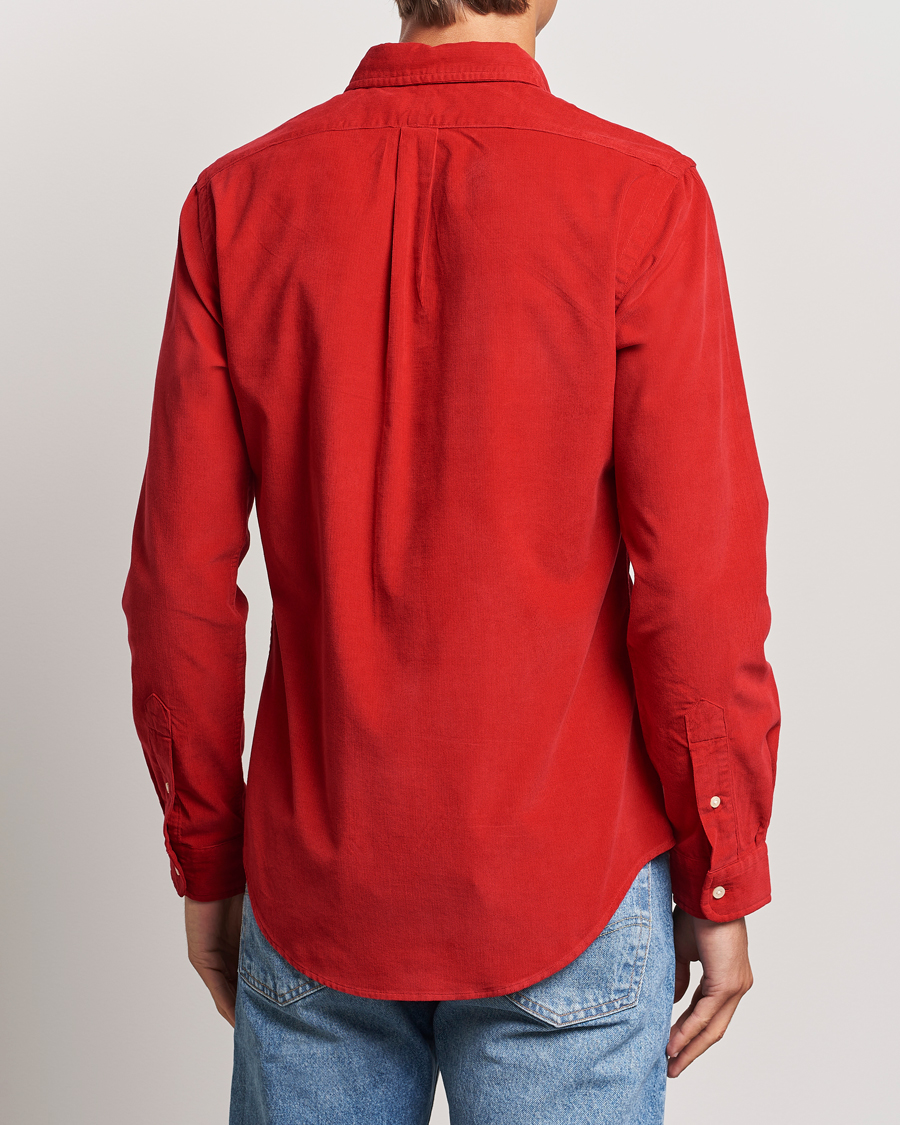 Uomini | Camicie | Polo Ralph Lauren | Slim Fit Corduroy Shirt Martin Red