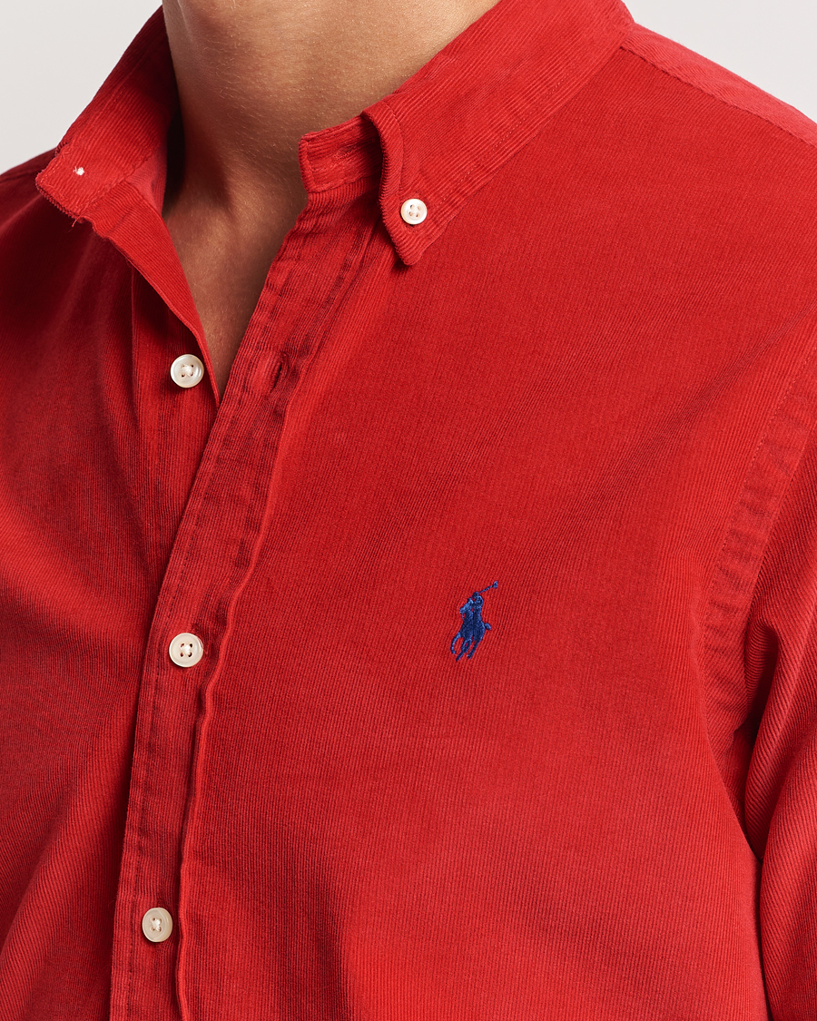 Uomini | Camicie | Polo Ralph Lauren | Slim Fit Corduroy Shirt Martin Red