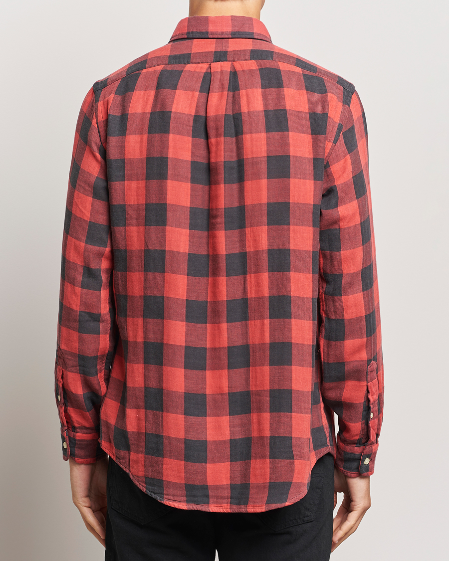 Uomini | Camicie | Polo Ralph Lauren | Double Face Custom Fit Check Shirt Red/Black