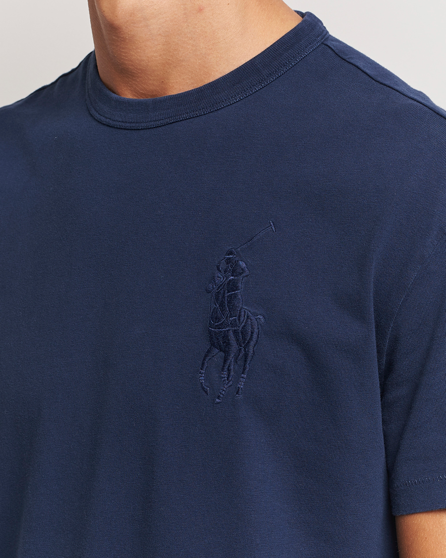 Uomini | T-shirt | Polo Ralph Lauren | Tonal Polo Player Tee Cruise Navy