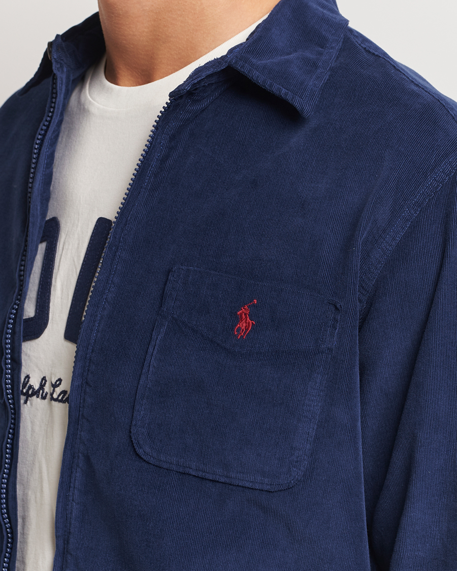 Uomini | Camicie | Polo Ralph Lauren | Corduroy Shirt Jacket Newport Navy
