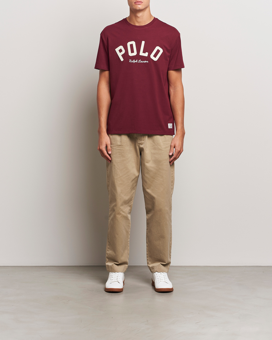 Uomini | T-shirt | Polo Ralph Lauren | RL Varsity Tee Classic Wine