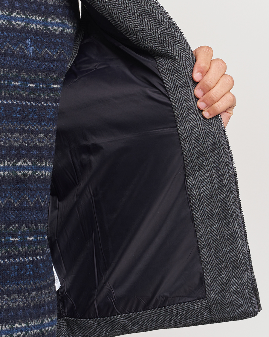 Uomini | Giacche | Polo Ralph Lauren | Quilted Vest Stadium Grey Heather Herringbone