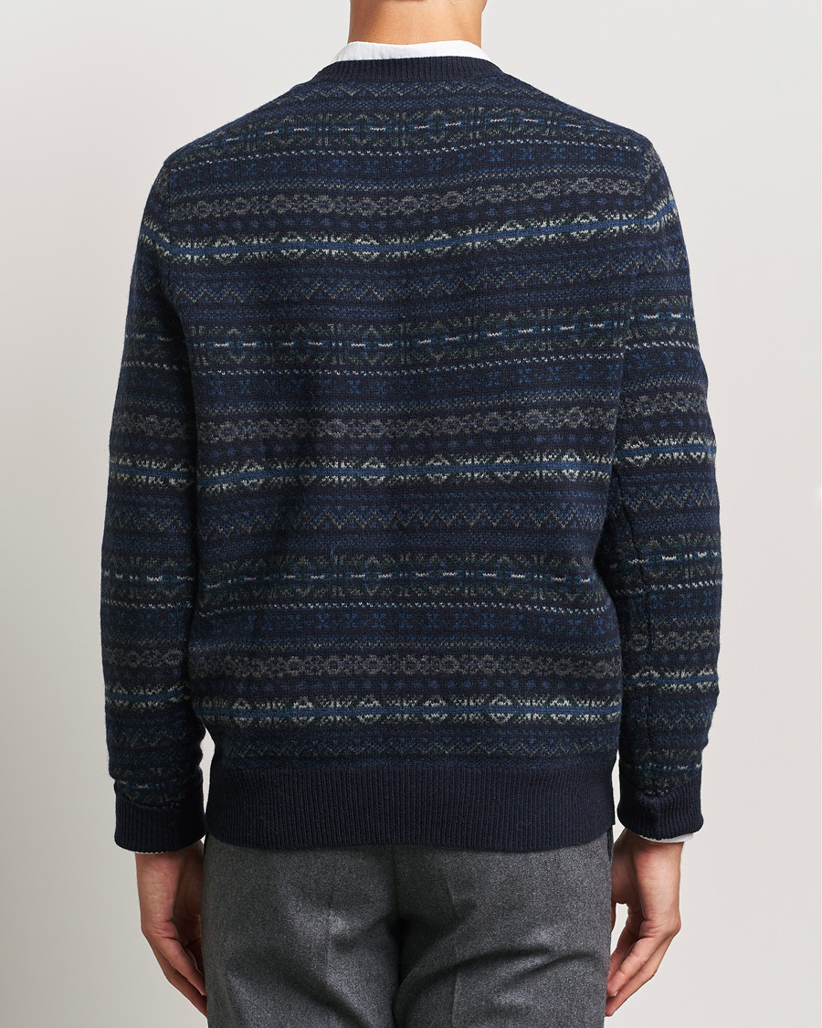 Uomini | Maglieria | Polo Ralph Lauren | Wool Fairisle Sweater Navy Combo