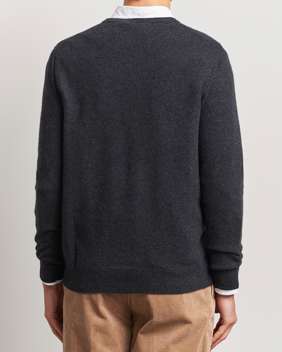 Uomini | Maglieria | Polo Ralph Lauren | Holiday Dog Cashmere Sweater Dark Granite Heather