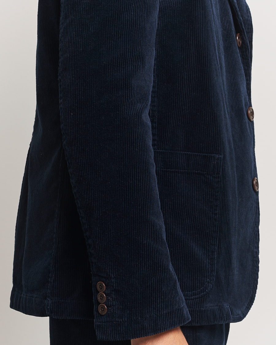 Uomini | Blazers | Polo Ralph Lauren | Corduroy Stretch Blazer Aviator Navy