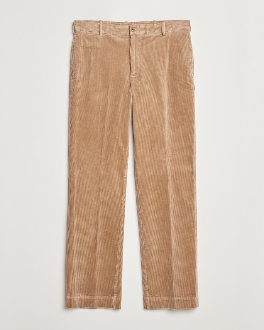 Uomini | Pantaloni | Polo Ralph Lauren | Corduroy Pleated Trousers Hazelnut