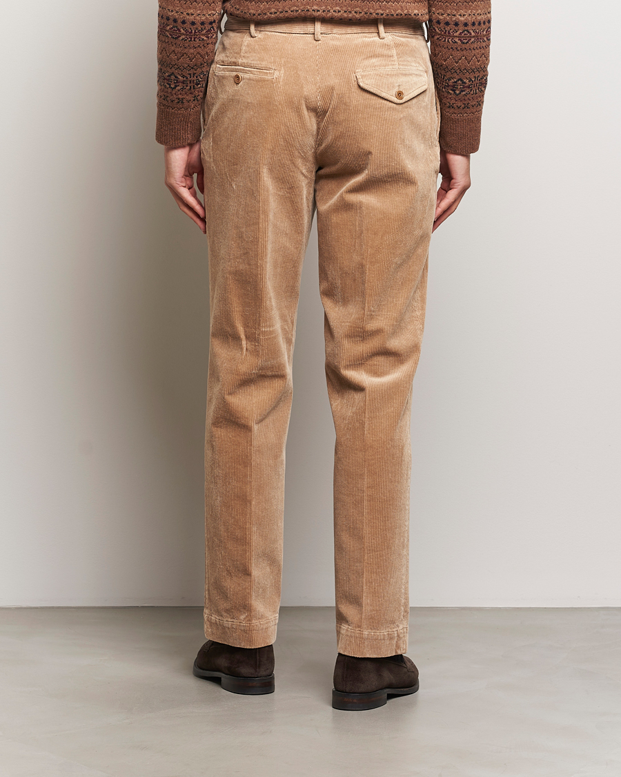 Uomini | Pantaloni | Polo Ralph Lauren | Corduroy Pleated Trousers Hazelnut