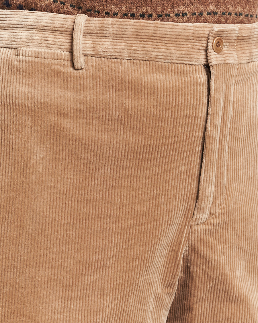 Uomini | Pantaloni | Polo Ralph Lauren | Corduroy Pleated Trousers Hazelnut