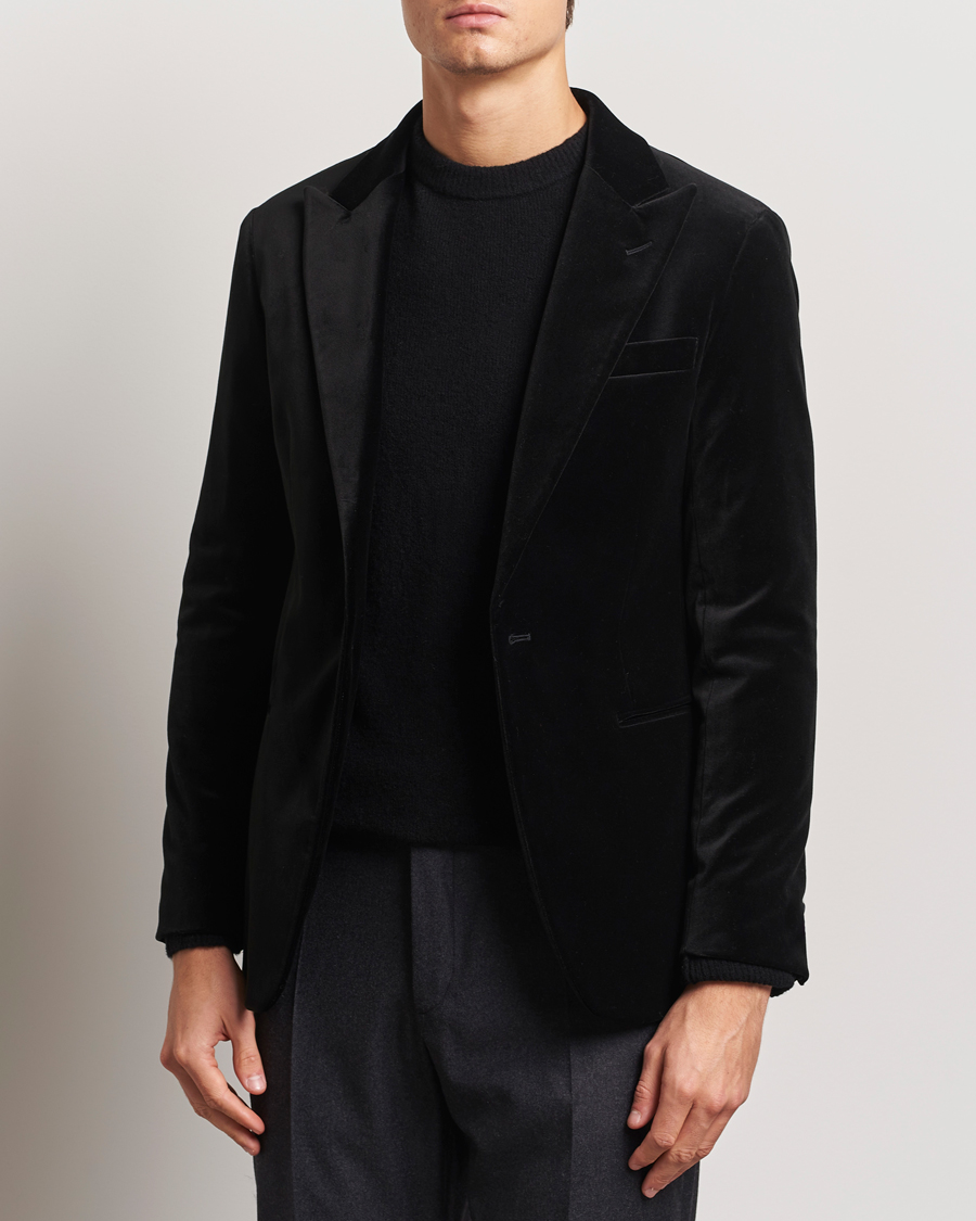 Uomini | Blazers | Polo Ralph Lauren | Velvet Blazer Black