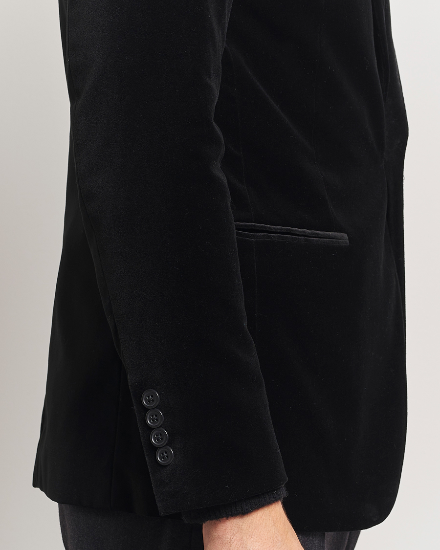 Uomini | Blazers | Polo Ralph Lauren | Velvet Blazer Black