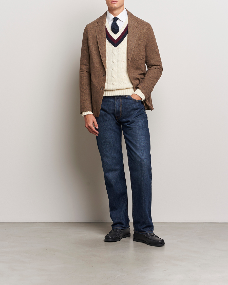 Uomini | Blazers | Polo Ralph Lauren | Classic Herringbone Sportcoat Brown/Tan