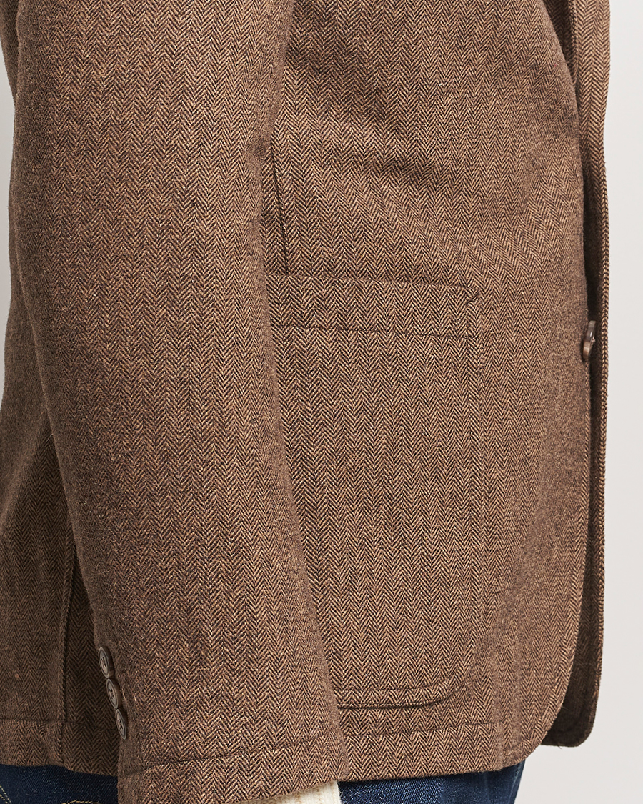 Uomini | Blazers | Polo Ralph Lauren | Classic Herringbone Sportcoat Brown/Tan