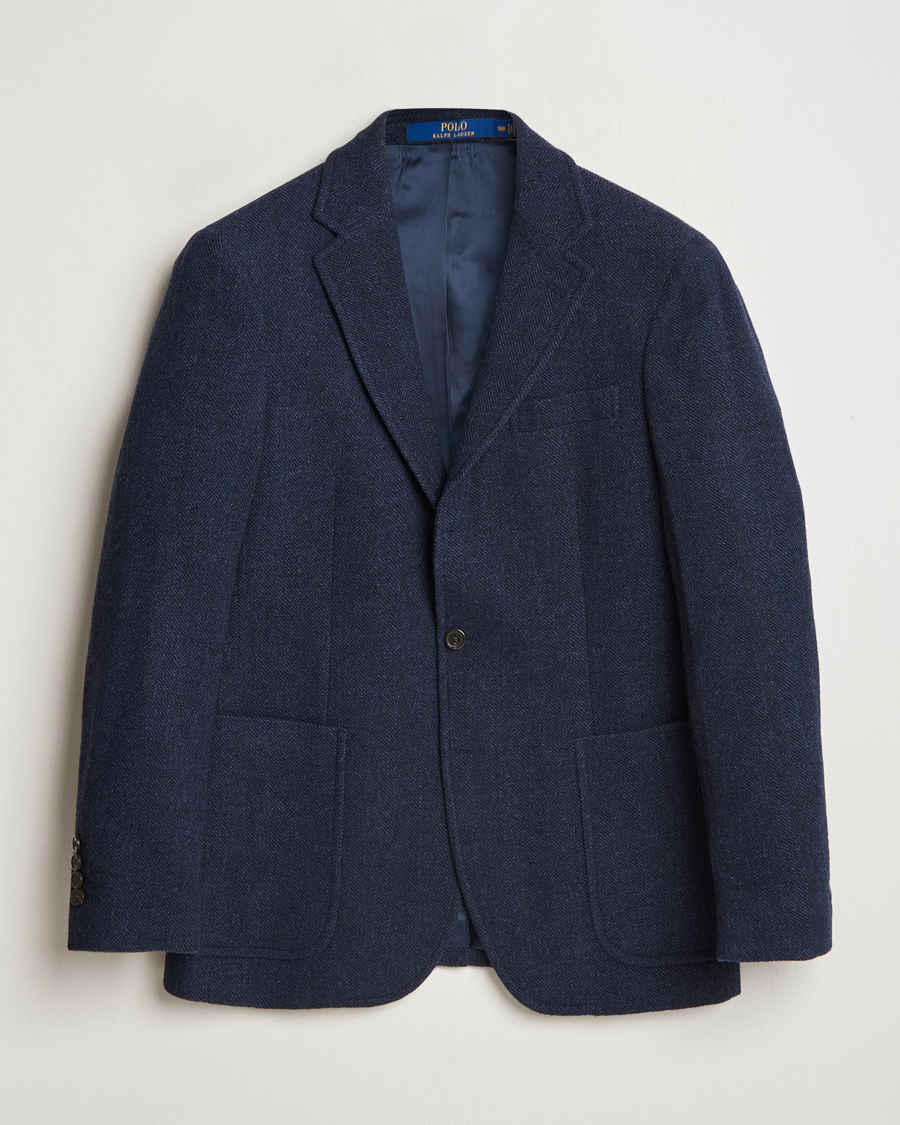 Uomini | Blazers | Polo Ralph Lauren | Broken Herringbone Sportcoat Navy Multi