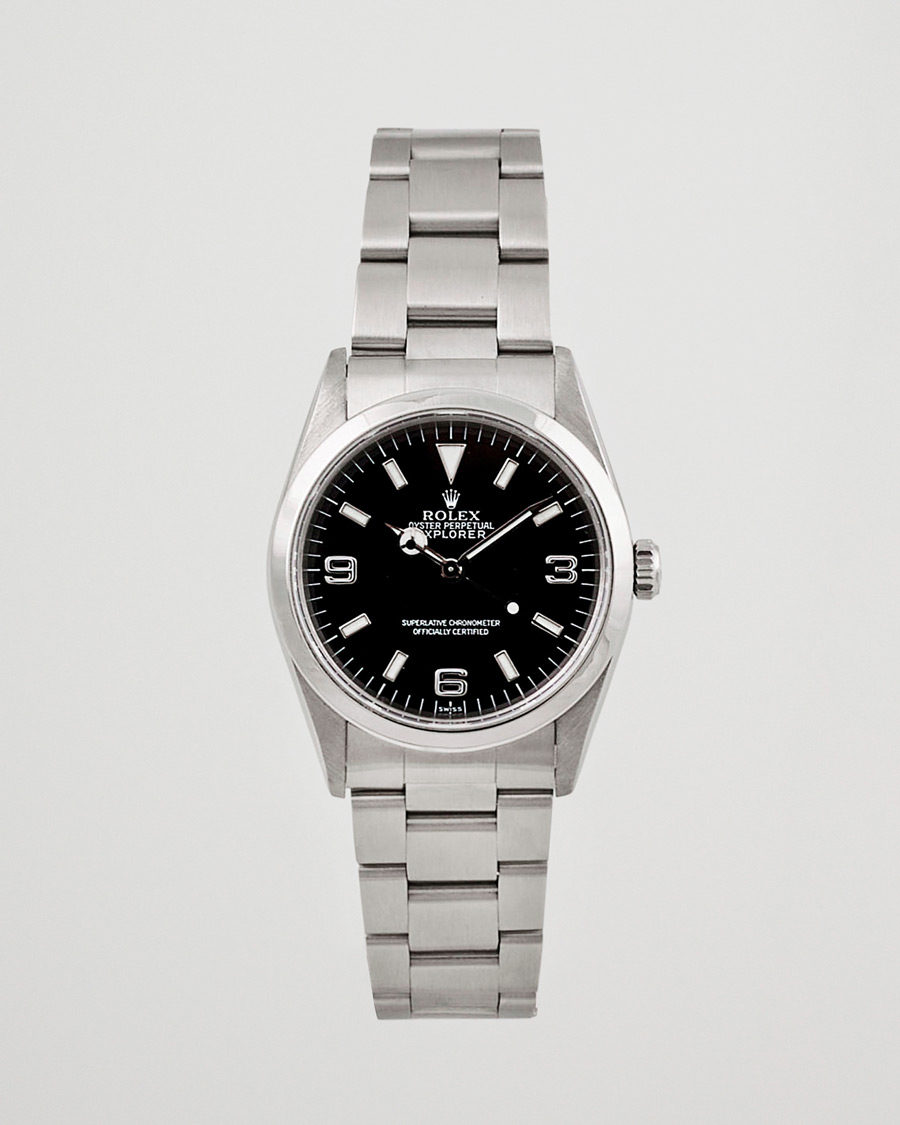 Uomini | Rolex Pre-Owned Explorer 14270 Silver | Rolex Pre-Owned | Explorer 14270 Silver