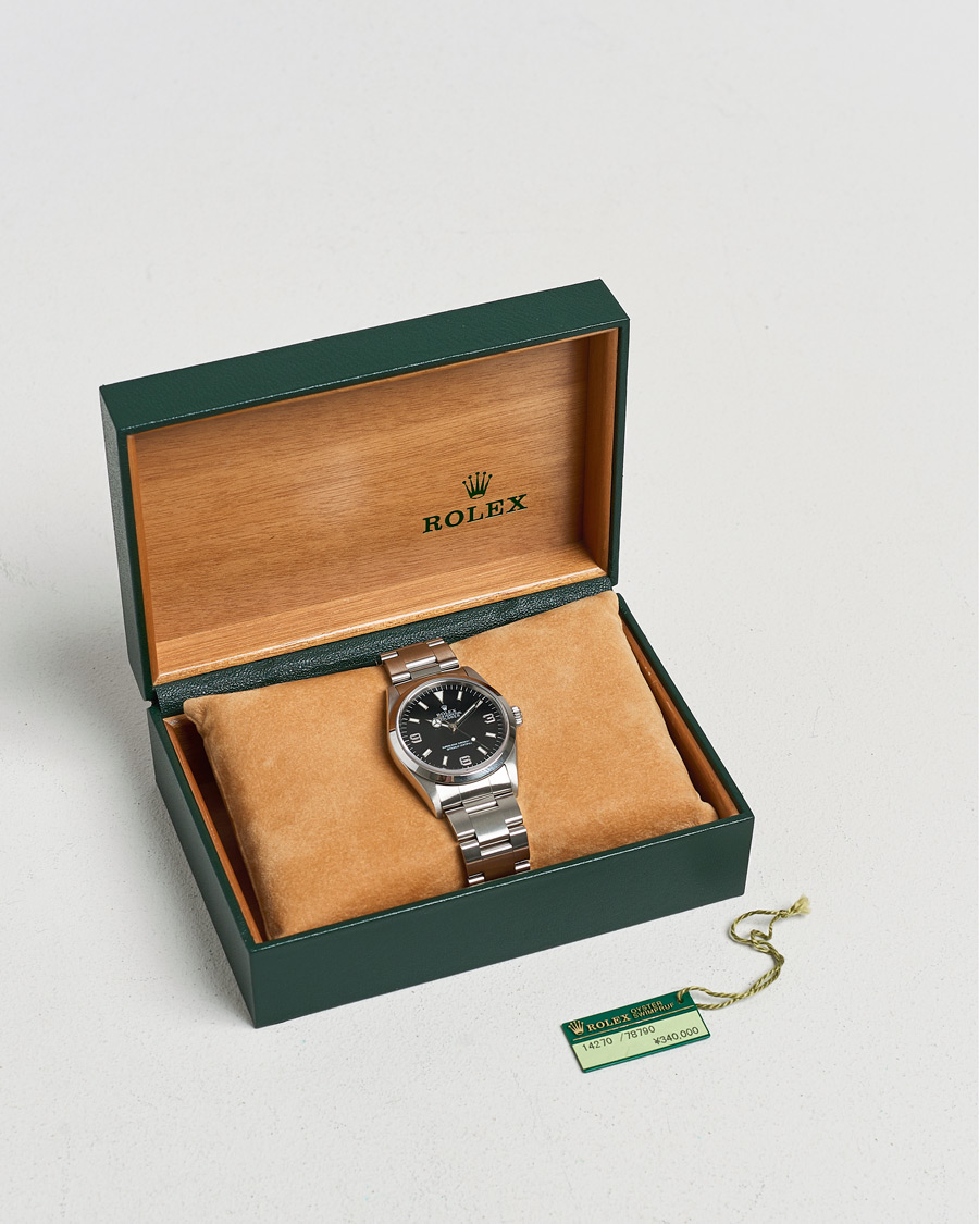 Uomini | Rolex Pre-Owned Explorer 14270 Silver | Rolex Pre-Owned | Explorer 14270 Silver