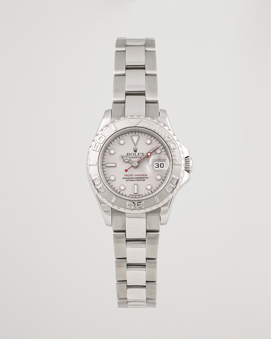 Uomini | Rolex Pre-Owned Yachtmaster 169622 Silver | Rolex Pre-Owned | Yachtmaster 169622 Silver