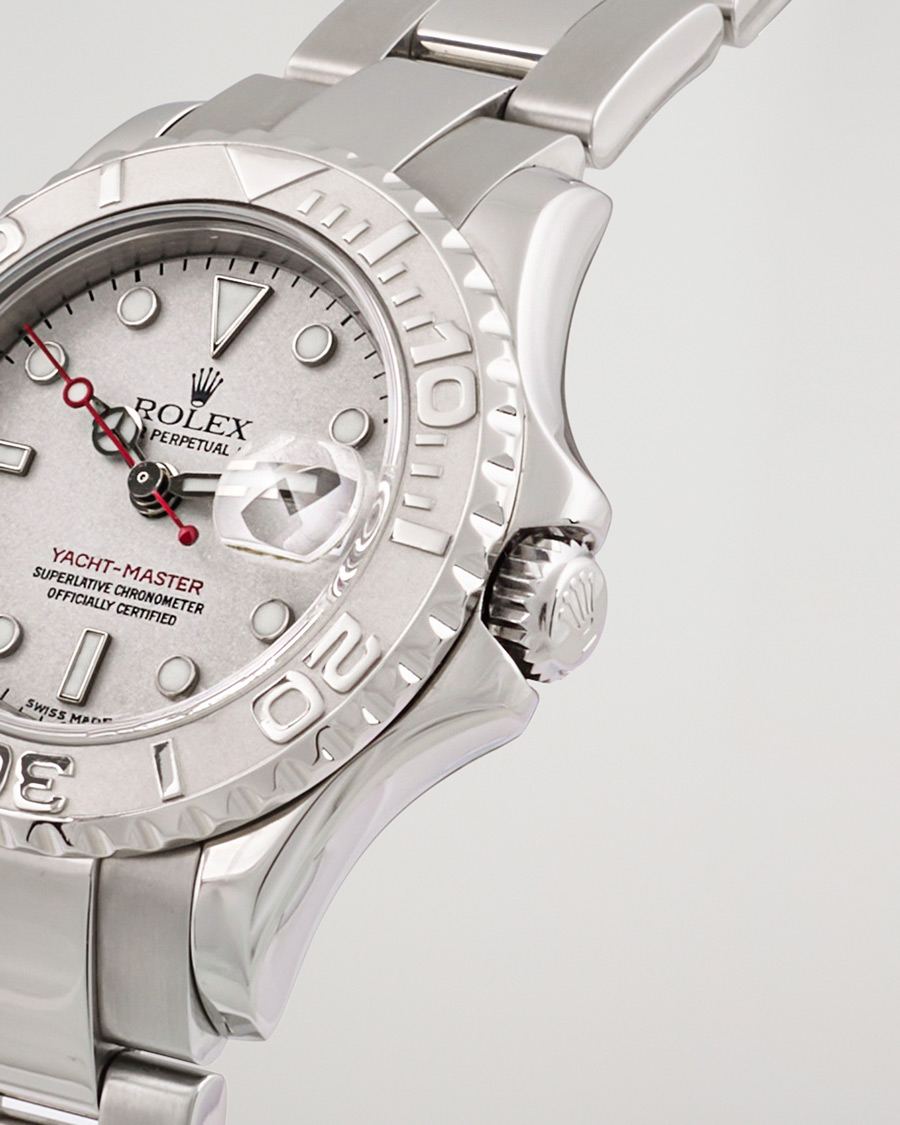 Uomini | Rolex Pre-Owned Yachtmaster 169622 Silver | Rolex Pre-Owned | Yachtmaster 169622 Silver