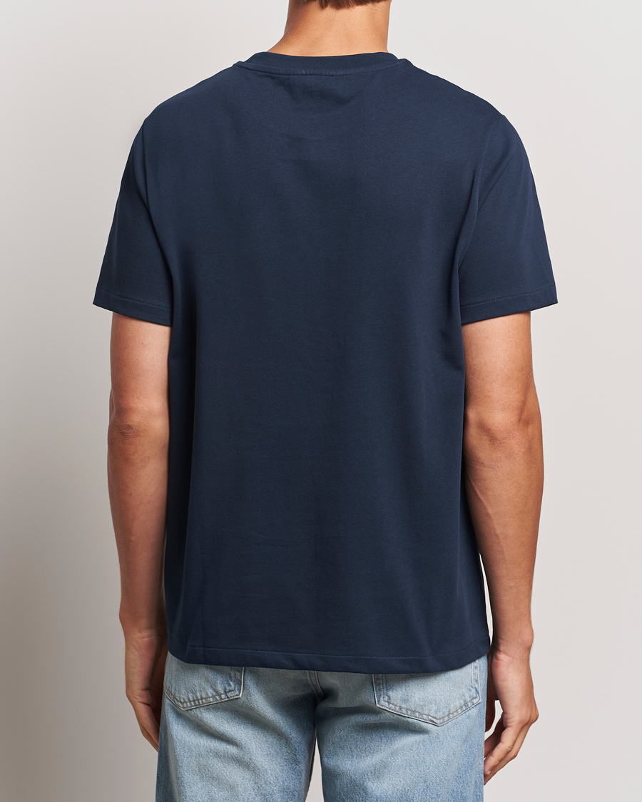 Uomini | T-shirt | A.P.C. | Rue Madame T-Shirt Dark Navy/Ecru