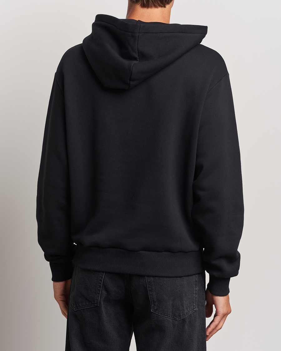 Uomini | Maglieria | A.P.C. | Boxy Micro Center Logo Hoodie Black