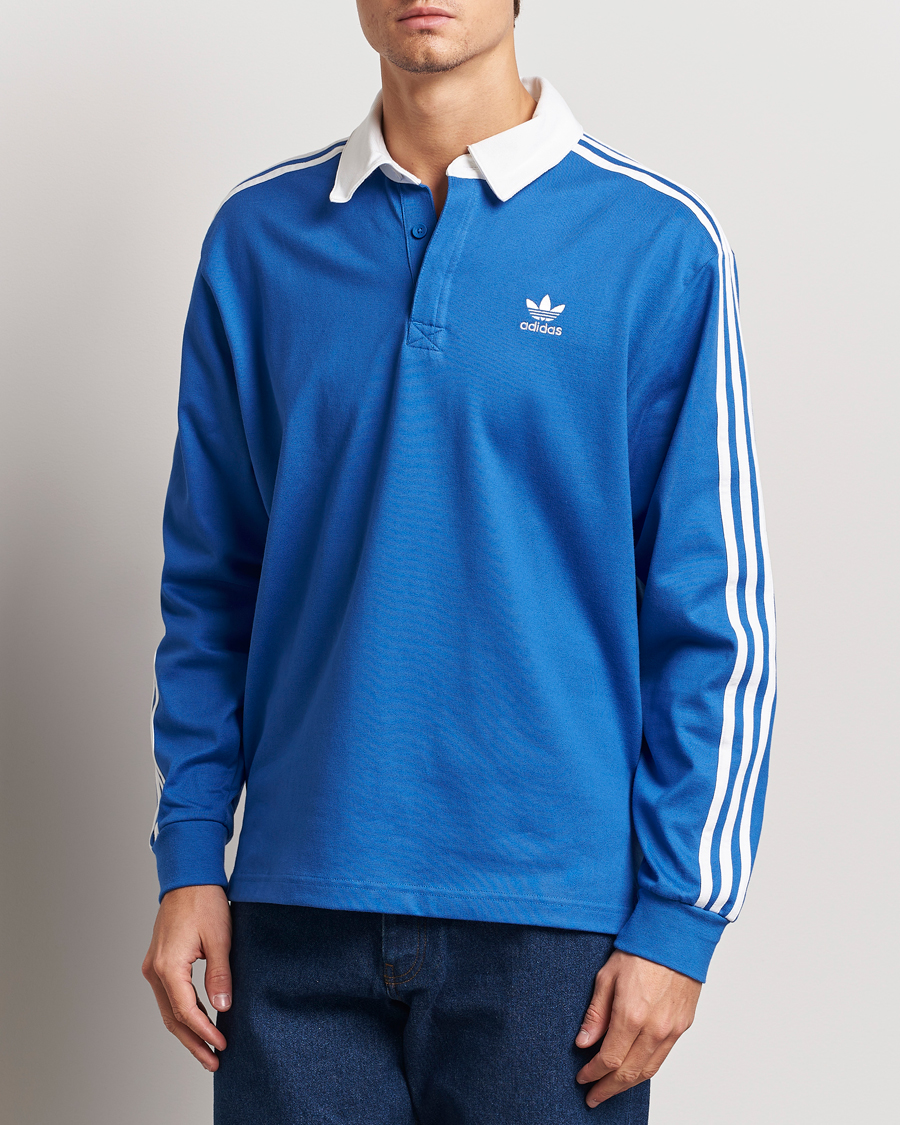 Uomini | Maglieria | adidas Originals | Rugby Polo Blue