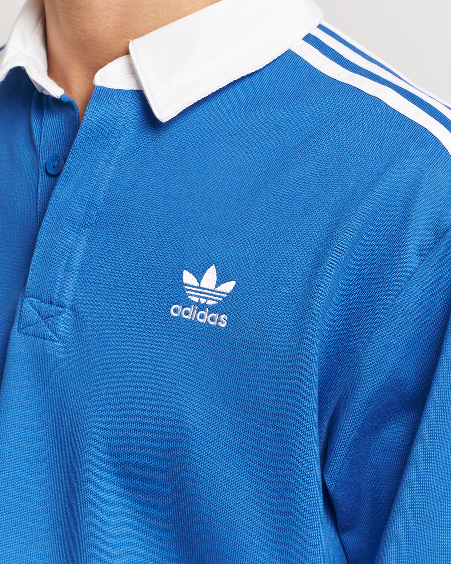 Uomini | Maglieria | adidas Originals | Rugby Polo Blue