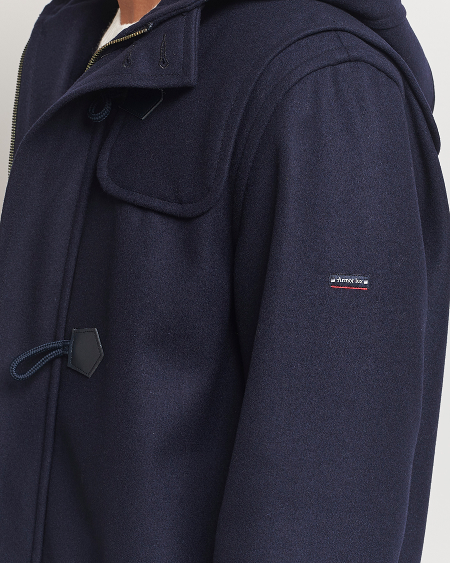Uomini | Giacche | Armor-lux | Quimper Duffle Coat Navy