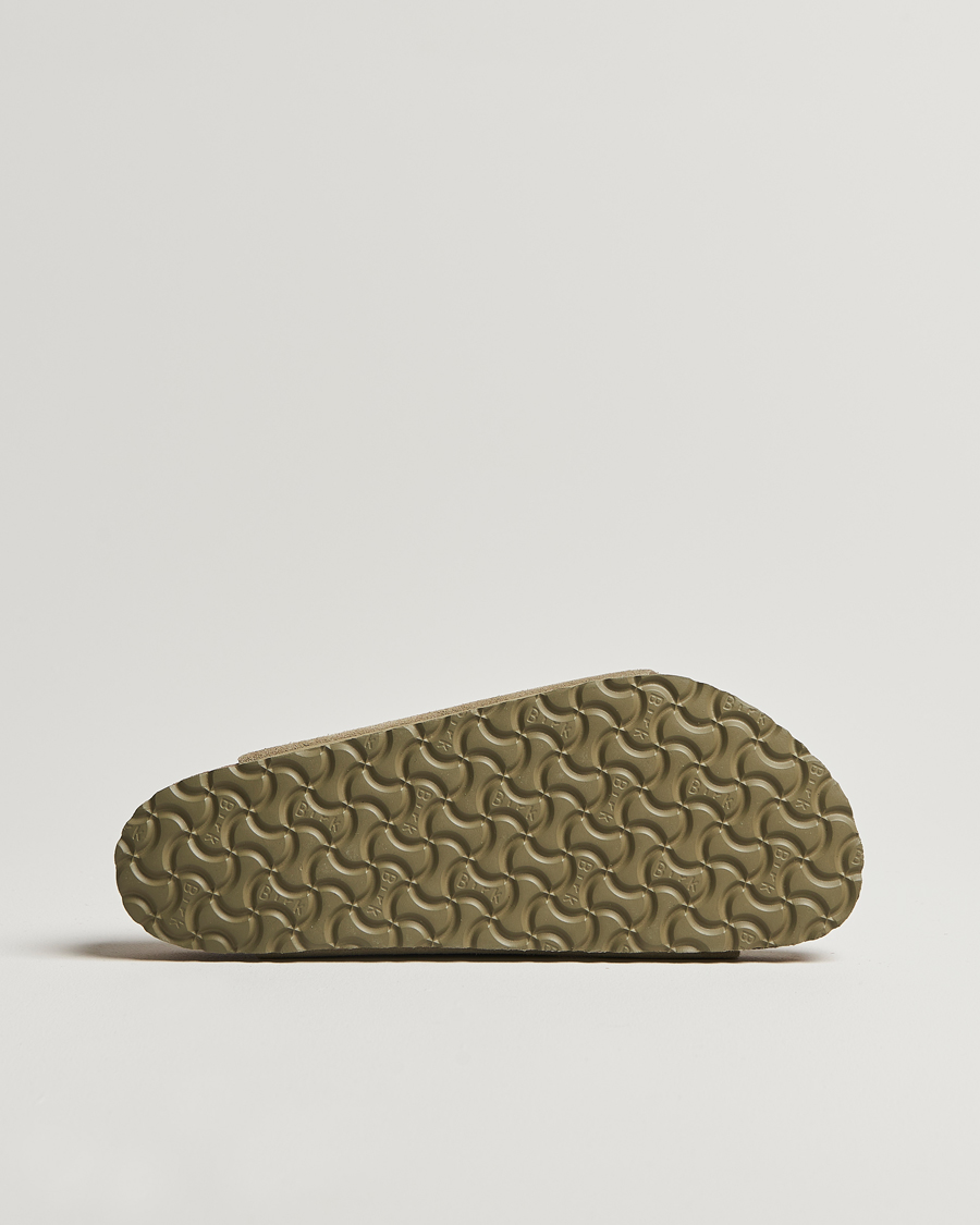 Uomini | Sandali & Diapositive | BIRKENSTOCK | Arizona Soft Footbed Faded Khaki Suede