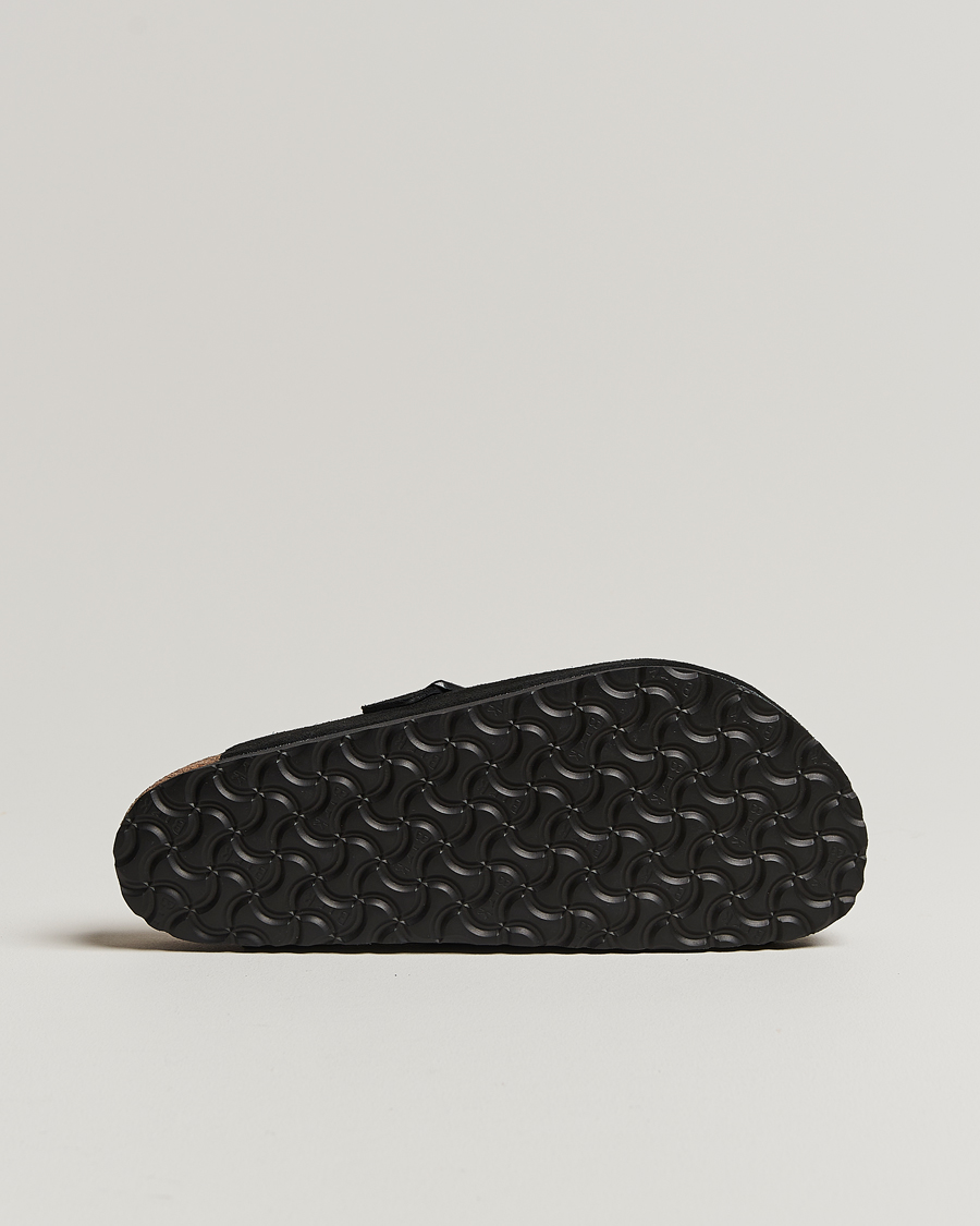 Uomini | Sandali & Diapositive | BIRKENSTOCK | Boston Soft Footbed Black Suede