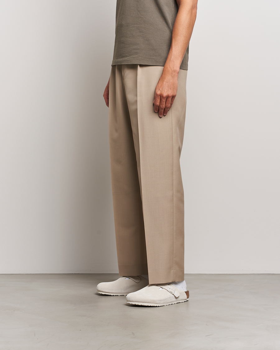 Uomini | BIRKENSTOCK Boston Classic Footbed Antique White Suede | BIRKENSTOCK | Boston Classic Footbed Antique White Suede