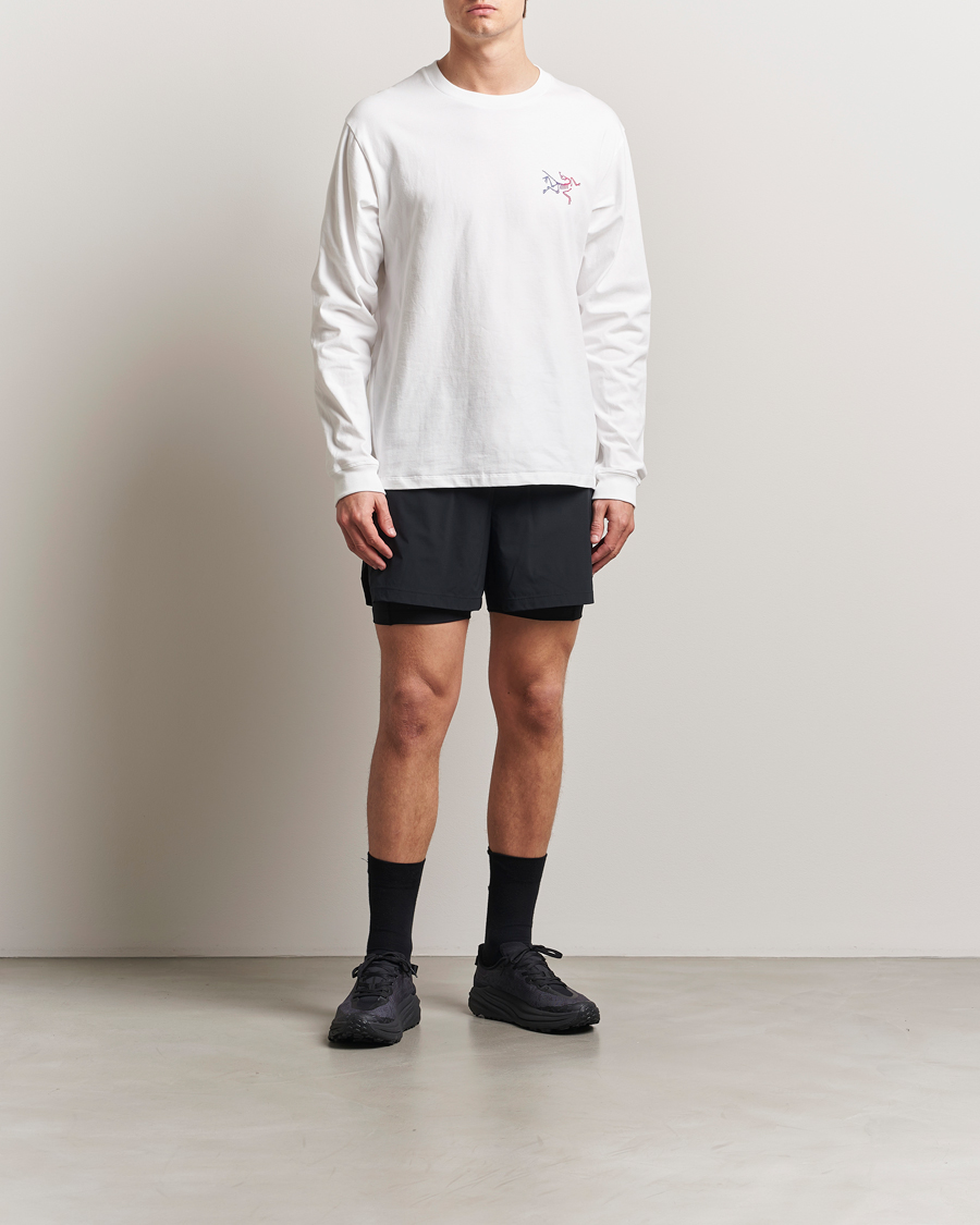Uomini | T-shirt | Arc'teryx | Kragg Heavy Cotton Long Sleeve T-Shirt White