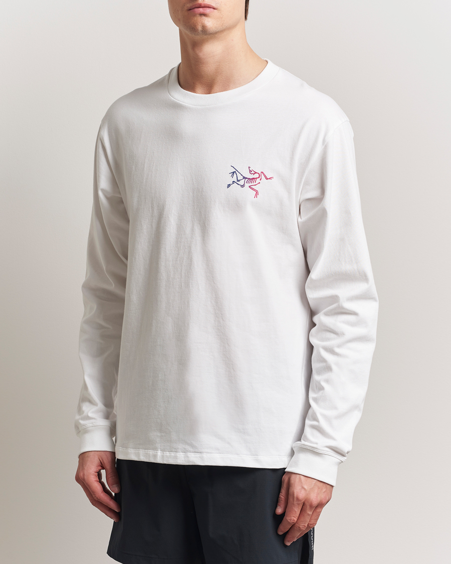 Uomini | T-shirt | Arc'teryx | Kragg Heavy Cotton Long Sleeve T-Shirt White