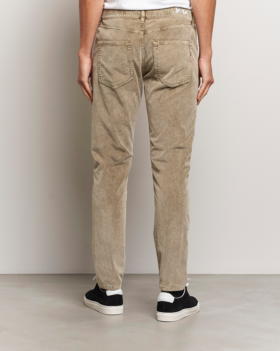 Uomini | Pantaloni | Dondup | Icon Corduroy Trousers Khaki