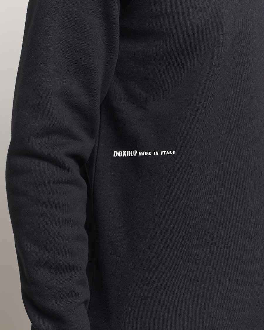 Uomini | Maglieria | Dondup | Logo Crew Neck Sweatshirt Black