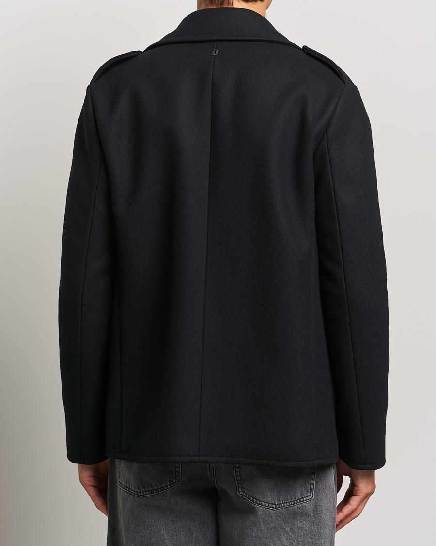 Uomini | Giacche | Dondup | Wool Peacoat Black