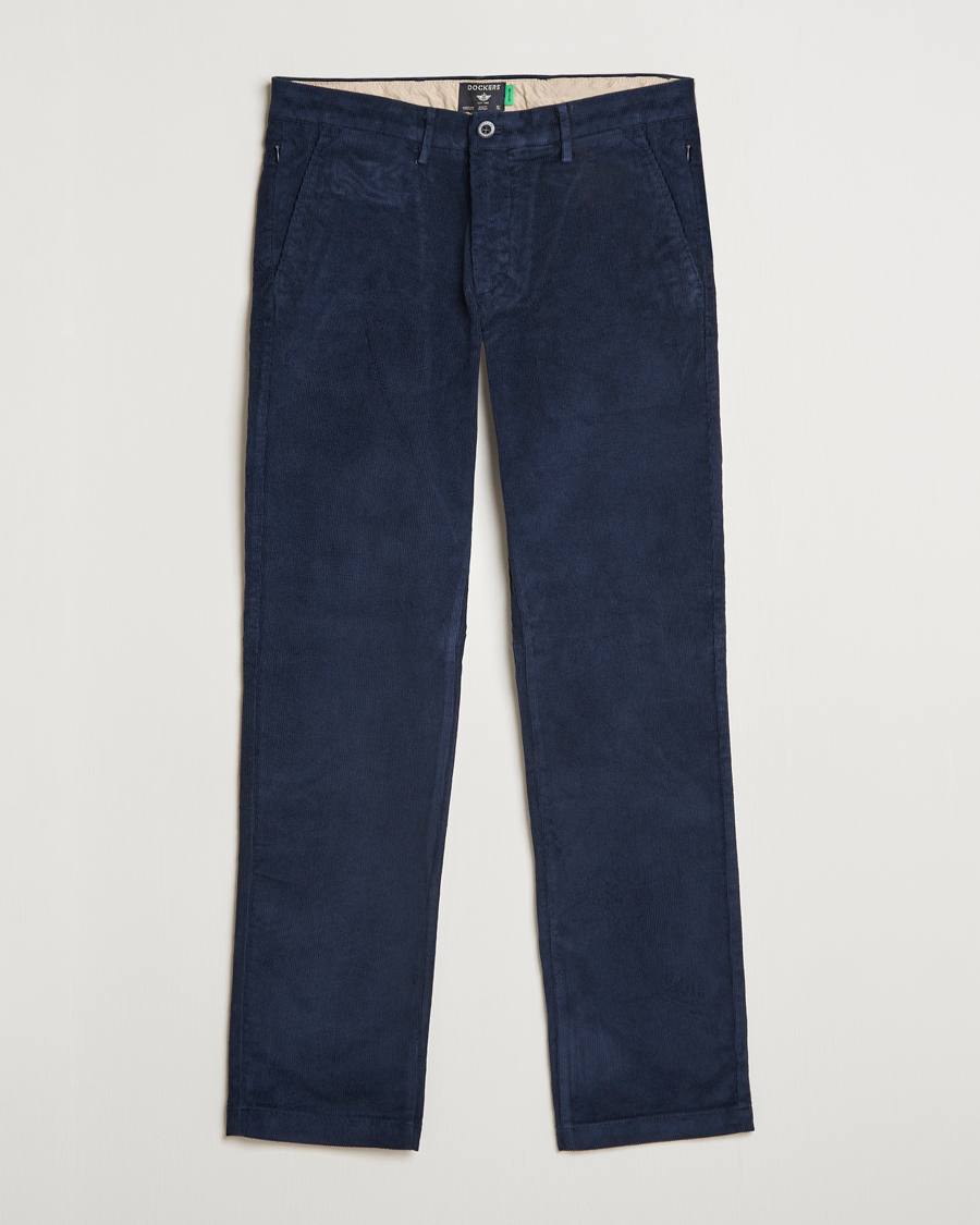 Uomini | Pantaloni | Dockers | Slim Cotton Corduroy Chino Navy
