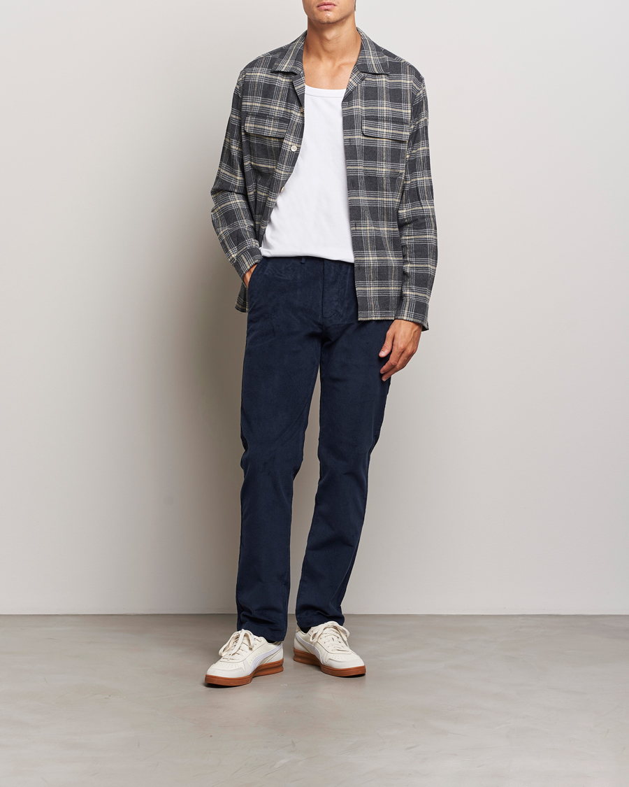 Uomini | Pantaloni | Dockers | Slim Cotton Corduroy Chino Navy
