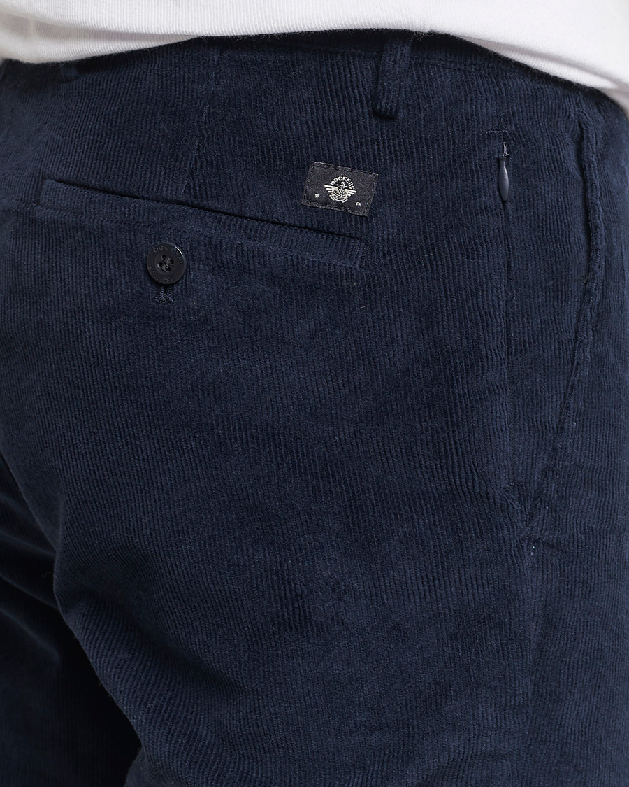Uomini | Pantaloni | Dockers | Slim Cotton Corduroy Chino Navy