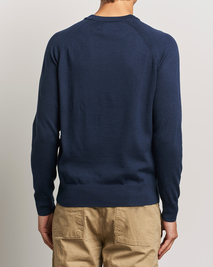 Uomini | Maglieria | Dockers | Washable Merino Crewneck Navy Blazer
