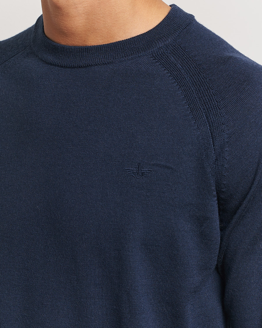 Uomini | Maglieria | Dockers | Washable Merino Crewneck Navy Blazer