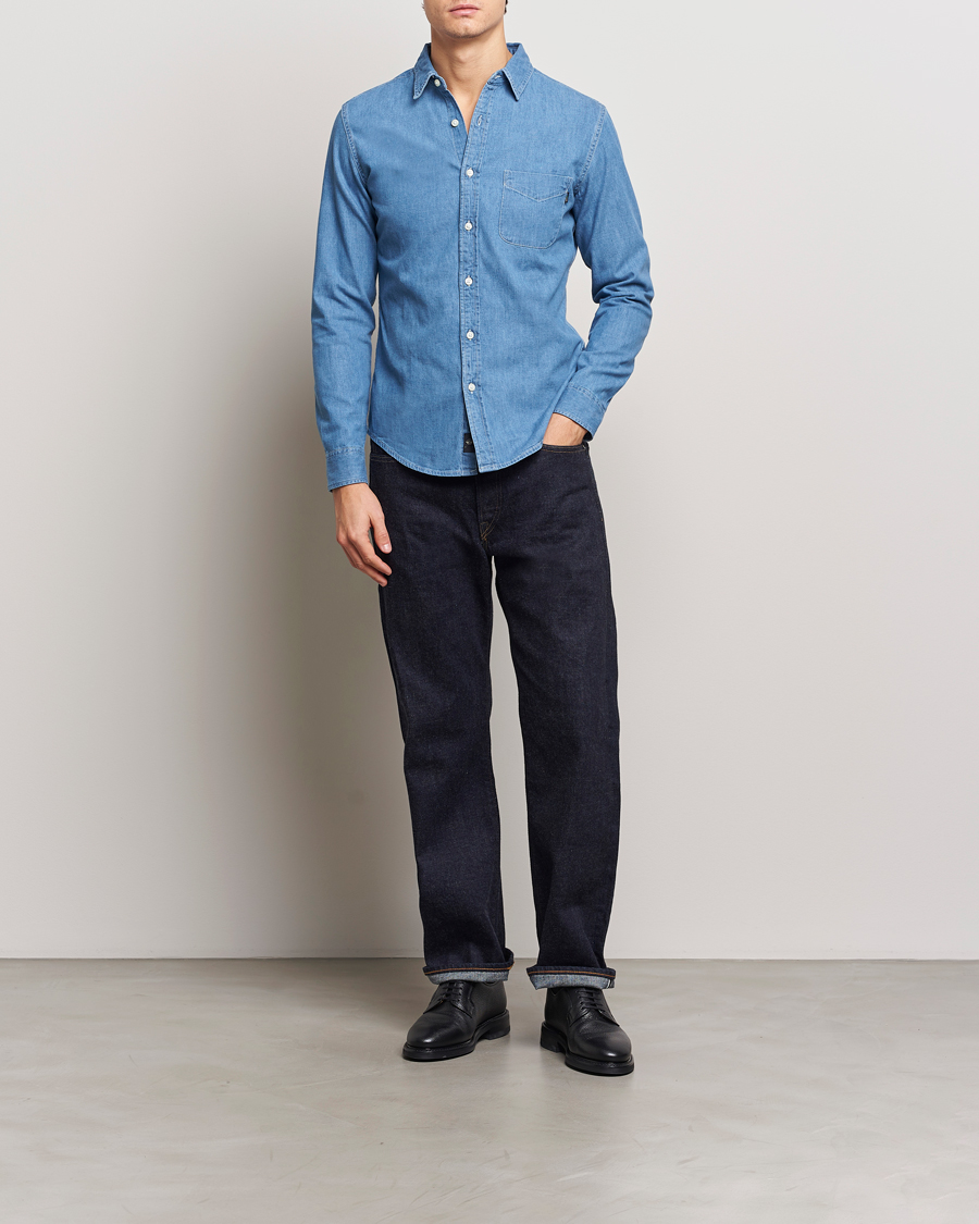 Uomini | Camicie | Dockers | Original Slim Denim Shirt Draft