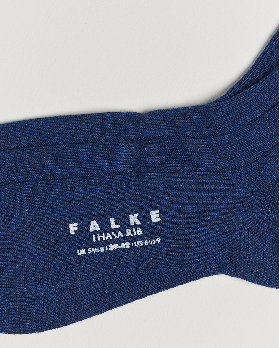 Uomini | Biancheria intima | Falke | Lhasa Cashmere Socks Royal Blue